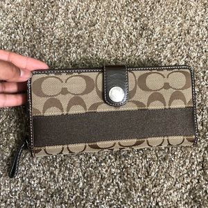 SOLD Authentic Coach Signature Wallet